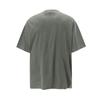 Jiayiku - Camiseta de manga corta para hombre, diseño plisado, estilo retro americano, estilo verano 2025, con lavado de tiburón y branquias