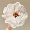 Goma para el pelo con estampado estilo Academia Melard para mujer, scrunchie de satén con malla de estampado de leopardo vintage, banda elástica de alta elasticidad y duradera