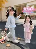 Conjunto de Sudadera para Niñas Primavera y Otoño 2026 Nuevo a la Moda Ropa de Otoño para Niños Elegante Ropa Deportiva Casual de Otoño para Bebés