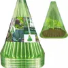 Cubierta Protectora para Plántulas Cubiertas de Campana Transparentes Tienda de Cultivo de Invernadero Reutilizable contra Daños por Pájaros y Heladas Protección Engrosada