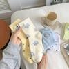 Calcetines de Media Caña y Calcetines Slouch de Moda de Estilo Japonés con Nuevo Hilo Lindo con Tema de Perros para Primavera y Verano al por Mayor