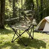 Silla de camping plegable de tubo de acero de alta resistencia con reposabrazos y portavasos, silla portátil para exteriores para pesca, picnics y uso en la playa, transfronterizo