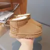 Botas de Nieve para Niñas, Forradas de Felpa, Antideslizantes, Zapatos de Nieve Calientes para Niños, Nuevos Zapatos de Invierno 2025, Zapatos de Algodón para Exteriores