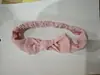 Nueva diadema de lazo para niños, linda tela de algodón arrugado floral, accesorio suave y fresco para el cabello de bebé 3704