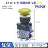 Botón de pulsador de parada de emergencia con cabeza de seta ZS de rearme autoblocante Rival LA38-11 de 22 mm X2 cambio de rotación X3