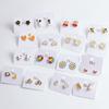 Aretes para Mujer, Joyería Coreana Simple y Popular, Aretes Retro de Alta Gama, Elegantes de Celebridad de Internet, Accesorios de Aretes de Perlas para Principios de Primavera