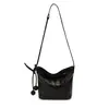 Elegante Bolso para el Trabajo para Mujer, Nuevo Modelo Verano 2026, Moda Retro de Nicho Exquisito Bolso Cruzado de Hombro Único Tipo Cubo