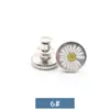 Artefacto ajustador de cintura botón sin clavos 17mm Pantalones de mezclilla cintura Gran Cambio Pequeño desmontable ajustable sin costuras botón de metal