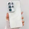 Capa de celular IMD metalizada com padrão de mármore é adequada para Samsung S25ULTRA blooming S24 furo fino A16/A56/A55
