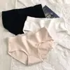 Ropa interior nueva para niña algodón puro Ropa interior de mujer de talle medio color liso Calzoncillos para estudiantes de secundaria transpirable ropa interior para mujer