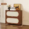 Gabinete Retro Armario de Almacenamiento Estante Simple de Pie Sala de Estar Hogar a Prueba de Polvo Armario de Almacenamiento Multicapa