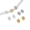 Accesorios de Cuentas Espaciadoras de Bobina Trenzada Rellenos de Oro de 14K Cuentas Sueltas Perla Cristal Hecho a Mano Material para Joyería de Collares Pulseras