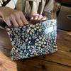 Amazon Fresh Flower Cosmetic Bolsa Tecido Armazenamento de Cuidados com a Pele Bolsa Portátil Travel Out Bolsa de Higiene