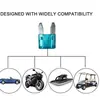 Electrodomésticos de venta caliente transfronterizos 2 juegos M2 fusible miniatura de pata larga micro2 caja de fusibles para coche