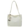 Bolso de hombro artístico de estilo japonés, estilo coreano, bolso de compras de mano, estilo perezoso, bolso de lona sencillo para estudiantes universitarias y mujeres.