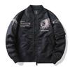 Chaqueta de aviador Air Force ma1 para hombre, nueva chaqueta de aviador de primavera y otoño, traje de béisbol bordado de industria pesada, abrigo de gran tamaño, chaqueta de trabajo de moda