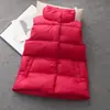Chamarra acolchada con cuello alto transfronteriza para mujer, estilo corto, moda de invierno 2026, color liso, engrosada, cálida, plumón de pato blanco, chamarra puffer simple