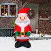 Adornos Lindos de Mini Papá Noel para Decoración Navideña y de Halloween, Escena con Luz LED, Juguetes