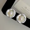 Roupas de Trabalho Diárias de Luxo Francês Retrô Brincos de Pérola Versáteis Elegantes Design de Nicho Brincos de Moda Acessíveis