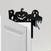 Comercio Exterior Decoración Superior de Puerta Sólida para Halloween Adorno de Esquina de Marco de Puerta de Madera Decoración de Pared para Festival de Vestíbulo Artesanía