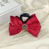 Luxo Leve Cetim Preto Strass Laço Presilha Tubarão Exquisita Grampo Acessórios de Cabelo Sentido Avançado Presilha de Cabelo Garra de Cabelo Adorno de Cabeça
