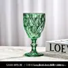 Venta al por mayor de fábrica creativa vaso de cristal con relieve de diamante para vino tinto vaso de colores para jugo vino vaso para bebidas frías copa para helado