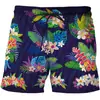 Pantalones de impresión digital 3D personalidad suelta moda transpirables coloridos estampado de plantas 2024 explosiones transfronterizas