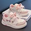 Tenis para niña con suelas suaves, zapatos casuales para niños, nuevo modelo otoño 2026, zapatillas para correr para estudiantes, zapatillas deportivas ligeras y versátiles para niños