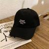 Boné de Baseball Bordado com Letra Personalizada para Mulheres, Boné de Pato Macio da Moda Casual Versátil Tendência para Casais, Adequado para Todas as Estações