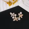 Broche Transfronterizo Nuevo de Alta Gama Lazo Insecto Flor Femenino Anti-Exposición Fijo Ropa Versátil Corsage