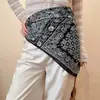 Bufanda Larga de Seda con Puntos de Cristal Perla Cadena para Cintura Moda Retro Diseño de Cinturón de Lujo Ligero Accesorios de Cintura de Nicho