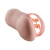 Copa de Avión Jiuai Mascarilla de Glúteos Plateados Molde Invertido Dispositivo Sólido Sexy Masculino Juguete Masturbador de Mano Suministros para Adultos