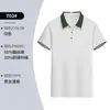 Camisas tipo polo de manga corta con bloques de color para el trabajo, personalizadas con logo impreso, uniformes para grupos corporativos, camisas culturales publicitarias bordadas para el verano