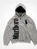 Sudadera con Capucha de Manga Larga con Patrón Lavado Estilo Americano de Verano a la Moda 2026 Chaqueta Japonesa de Alta Gama de Tendencia para Hombre