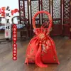 Fornecedor da Fábrica Tecidos Criativos de Seda e Cetim Sacos de Tecido para Doces de Casamento Estilo Chinês Caixas de Doces de Casamento Bolsa de Ombro Presente de Casamento Sacos de Doces de Casamento