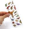 Stickers de dibujos animados para niños directamente de fábrica, rompecabezas de dinosaurios, stickers de dibujos animados, stickers de burbujas de recompensa para niños