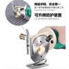 Tijeras eléctricas recargables para cortar tela, de mano, para alfombras, cuero, ropa, tela, máquina cortadora de cuchilla redonda eléctrica de litio