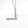 Novedad Otoño e Invierno 2025 Colgante de Silbato Cadena de Acero de Titanio Collar Corazón Magnético Pareja Cadena para Suéter Hip-Hop