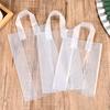 Bolsa Tote de Plástico Transparente, Bolsa para 6 Latas de Cerveza, Bolsa para Empaque de Bebidas, Bolsa de Plástico Gruesa para Llevar