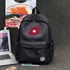 Mochila de fresa muy elegante para mujer, mochila de viaje grande de estilo japonés con estrellas, diseño único, mochila escolar no convencional para estudiantes mujeres