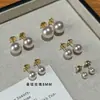 Pendientes de Plata de Ley 999 Familia S Manta Suave Perla Rosa Pendientes de Lujo Accesible Estilo Nuevo para Mujer 2025