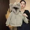 Sudadera con capucha de forro polar a rayas, invierno nuevo, engrosada, estilo perezoso y holgado, top para bebés niños y niñas, transfronterizo