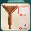 Herramienta de tres puntas Suzaku: Peine Masajeador Ocular Pequeño Flor de Loto de Palo de Rosa de Cálao, Peine Meridian, Masajeador de Puntos de Acupuntura Facial, Estirador de Tendones Faciales