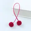 Bolinha de amora com cordão de ponta dupla direto da fábrica, pompom de fio de cashmere, decoração pendente para sachê de cortina, acessórios DIY feitos à mão