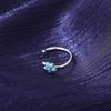 Comercio Exterior Transfronterizo Personalidad Europea y Americana Joyería Perforada Diamante Flor de Ciruelo Anillo Falso para la Nariz Uña Falsa para la Nariz Cobre Plateado Piedra Blanca Adornos para la Nariz