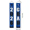 Pareados Transfronterizos de Temporada de Graduación, Decoración de Lugar, Banderines de Puerta, Banderines Colgantes Temáticos de la Generación 2026 y Decoraciones de Cortina de Puerta