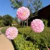 Crisântemo artificial de 3 cabeças, adequado para decoração de casamento e casa, incluindo arranjos de hortênsia e dente-de-leão para caminhos e exposições florais