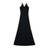 Vestido de Punto Hottie Slim de Estilo Europeo y Americano con Cuello en V para Fondo Primavera y Otoño 2024 Nuevo Suéter de Largo Medio Falda Suspbottomer