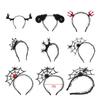 Diadema de Decoración para Fiesta de Halloween Productos Diadema Festival Fantasma Cuerno de Diablo Divertido Tarjeta para el Cabello Tocado Chopper Accesorios para el Cabello Transfronterizos