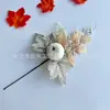 Flores Artificiales Más Vendidas Transfronterizas, Hojas de Arce de Otoño para Halloween, Venta Directa del Fabricante, Hojas de Arce Artificiales para Decoración de Fotografía del Festival de la Cosecha